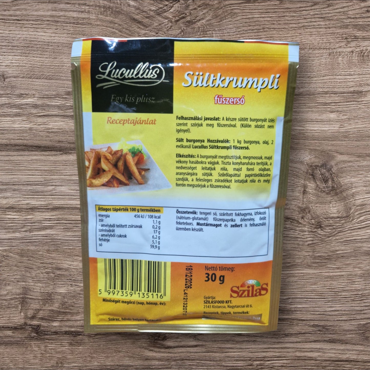 Lucullus Sültkrumpli Fűszersó