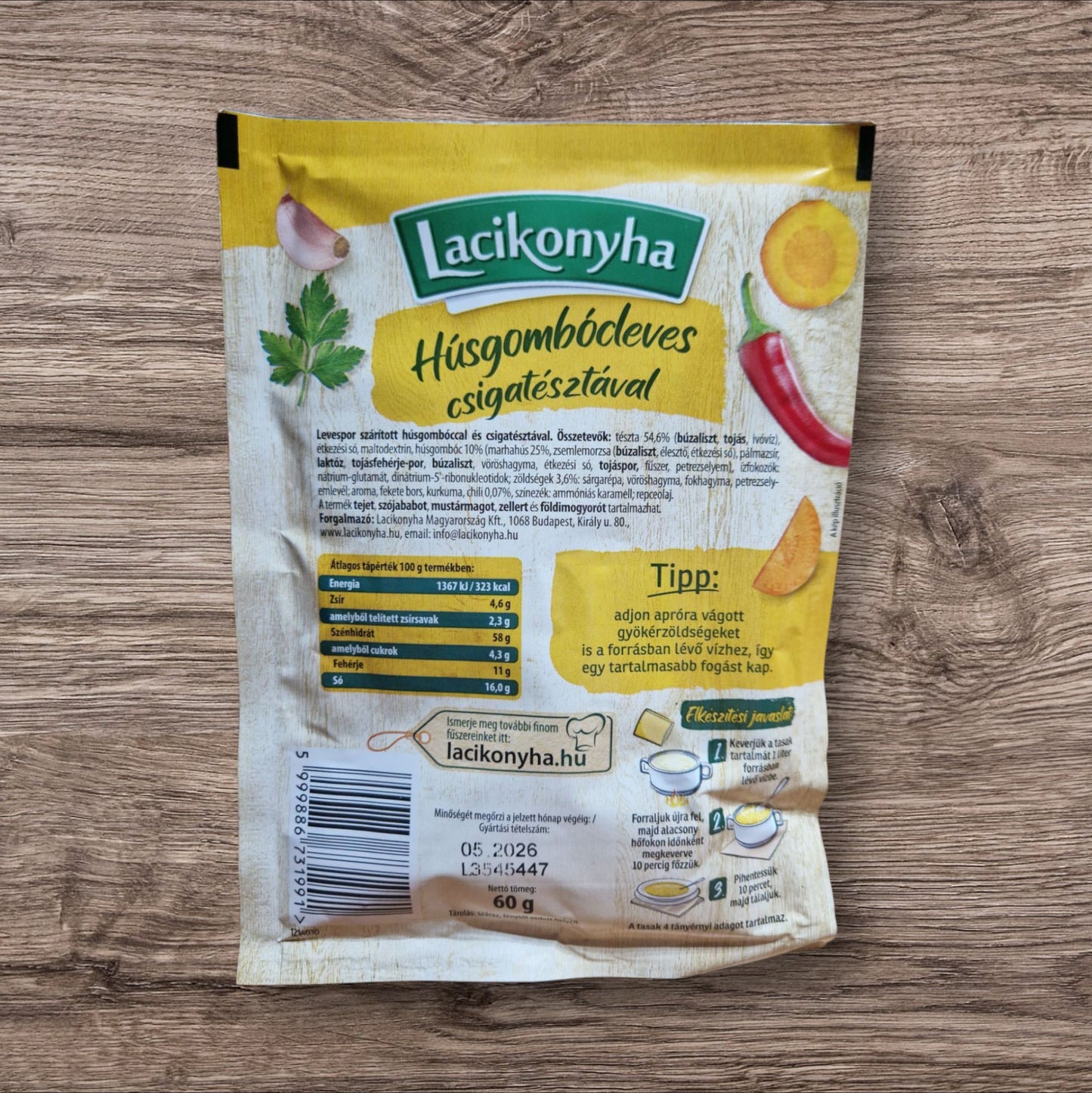 Lacikonyha Húsgombócleves