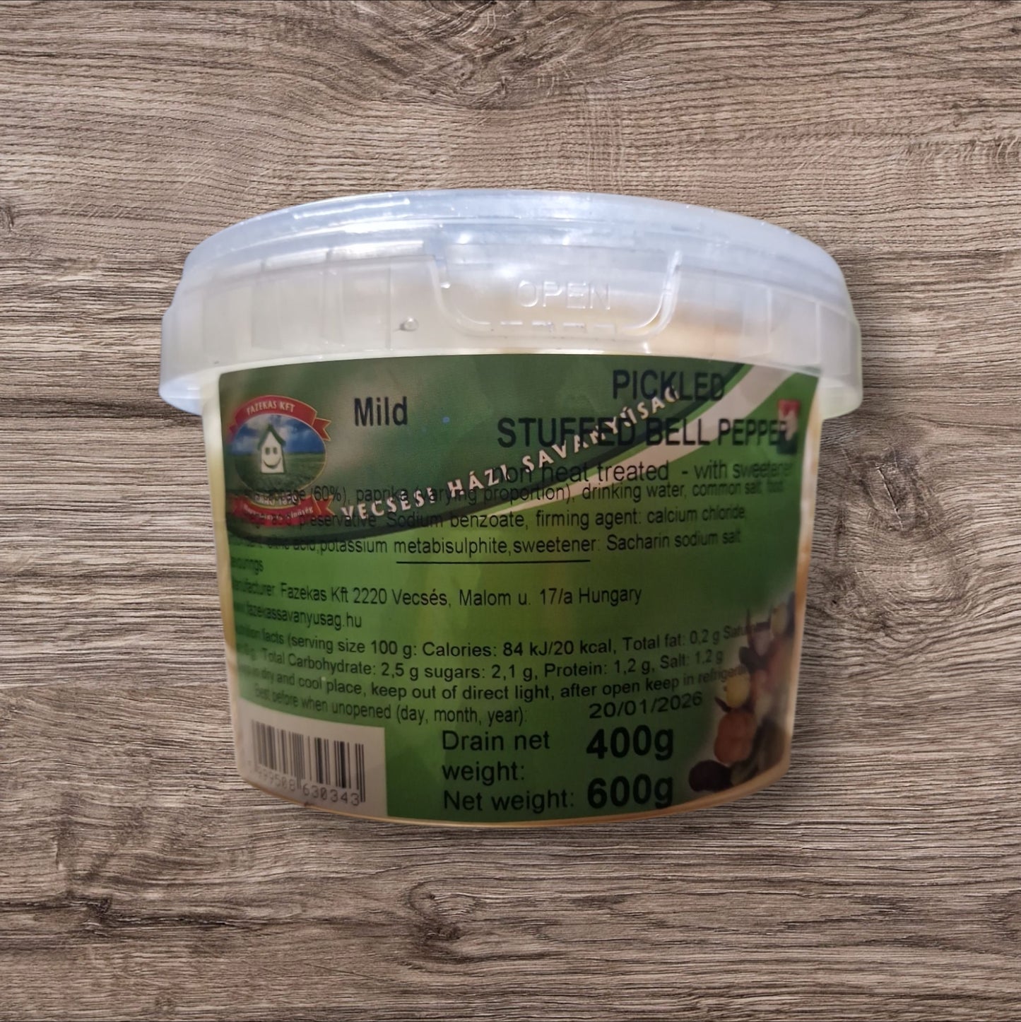 Káposztával töltótt almapaprika