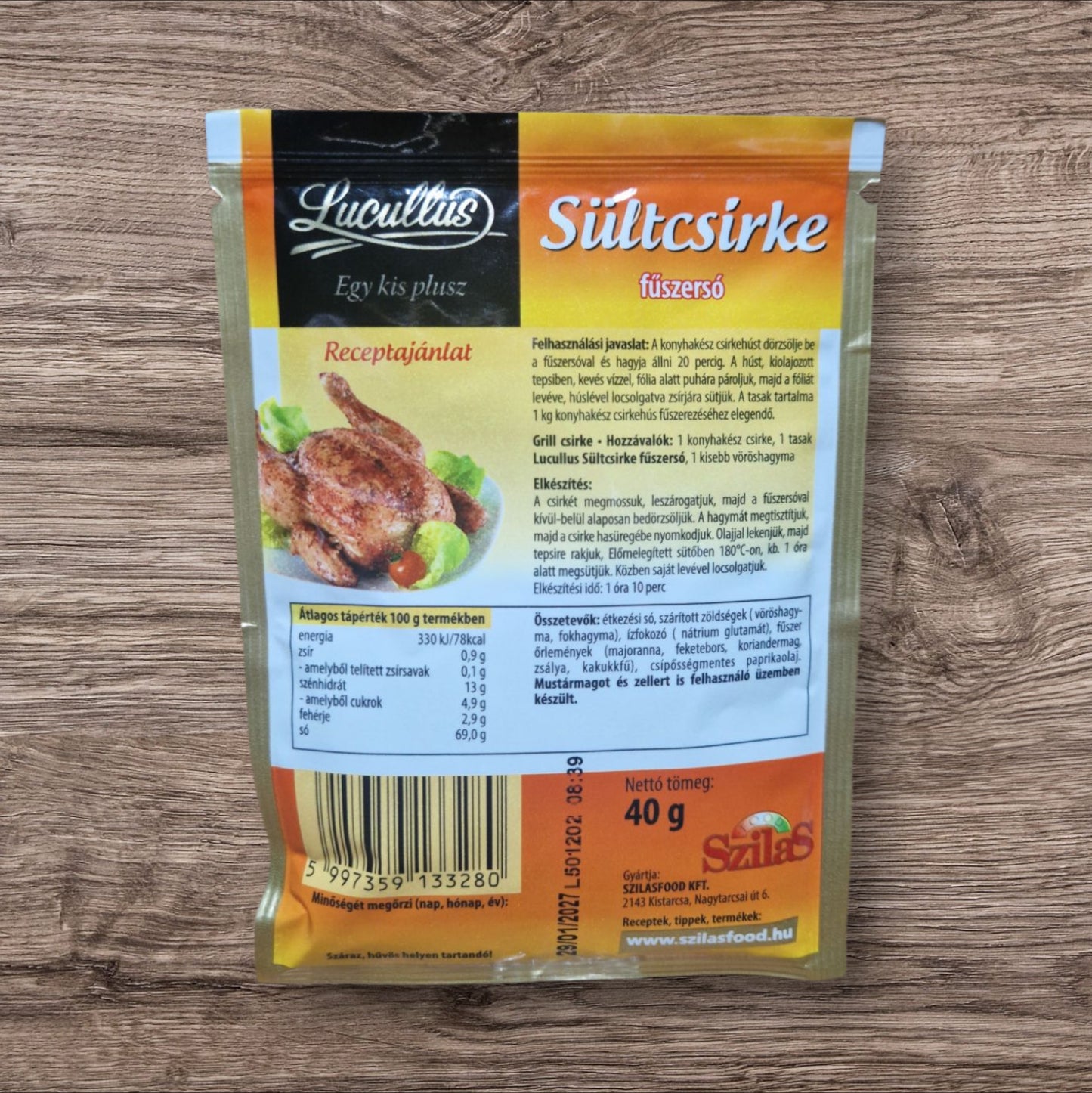 Lucullus Sültcsirke Fűszersó